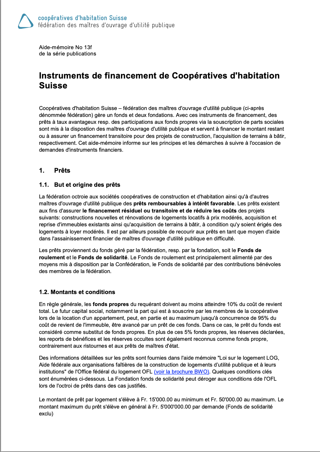 Création de coopérative: Instruments de financement de coopératives 2020